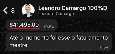 Depoimento Leandro Camargo - R$41.495,00 de faturamento